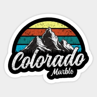 Marble Colorado Vintage Sticker